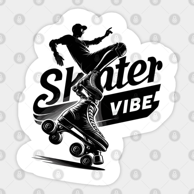 Roller Skates Sticker by Vehicles-Art
